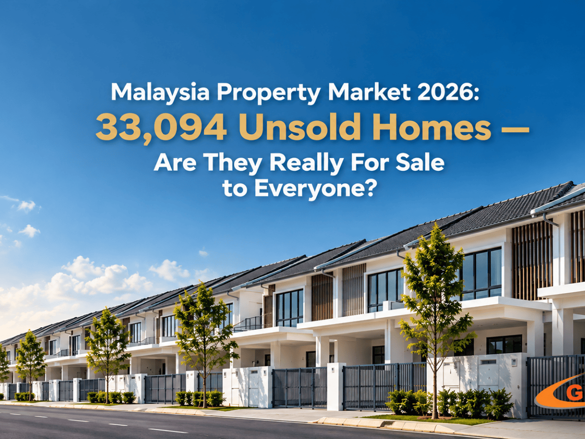 Malaysia Property Market 2026: 33,094 Unsold Homes — Are They Really “For Sale” to&nbsp;Everyone?